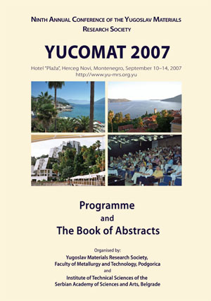 Book of abstracts YUCOMAT 2007