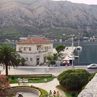23 View from the Old Kotor wall to the sea