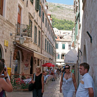 Narrow street of Dubrovnik
