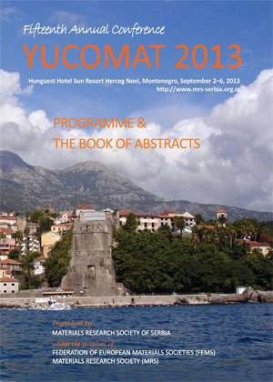 YUCOMAT 2013 Book of Abstracts